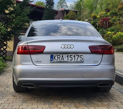 Audi A6 cena 75500 przebieg: 214000, rok produkcji 2015 z Krzeszowice małe 154